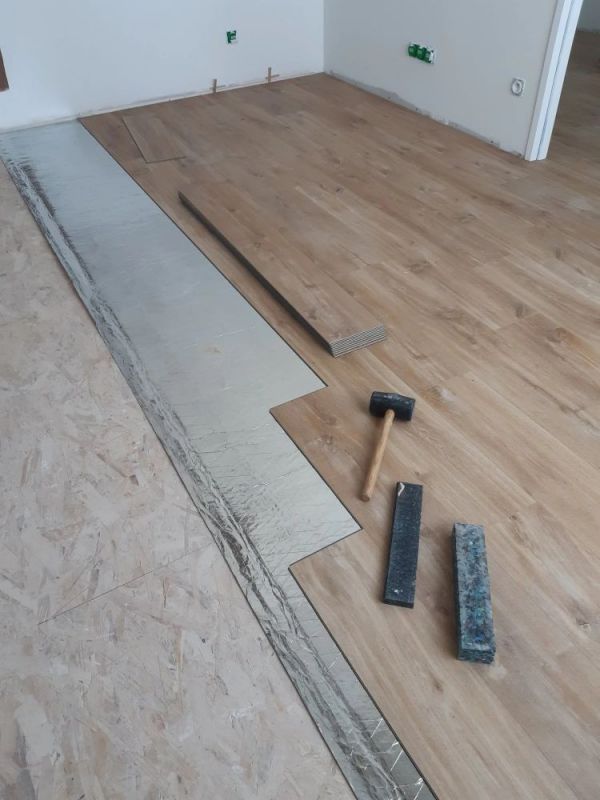 Installation parquet flottant Châteaugiron